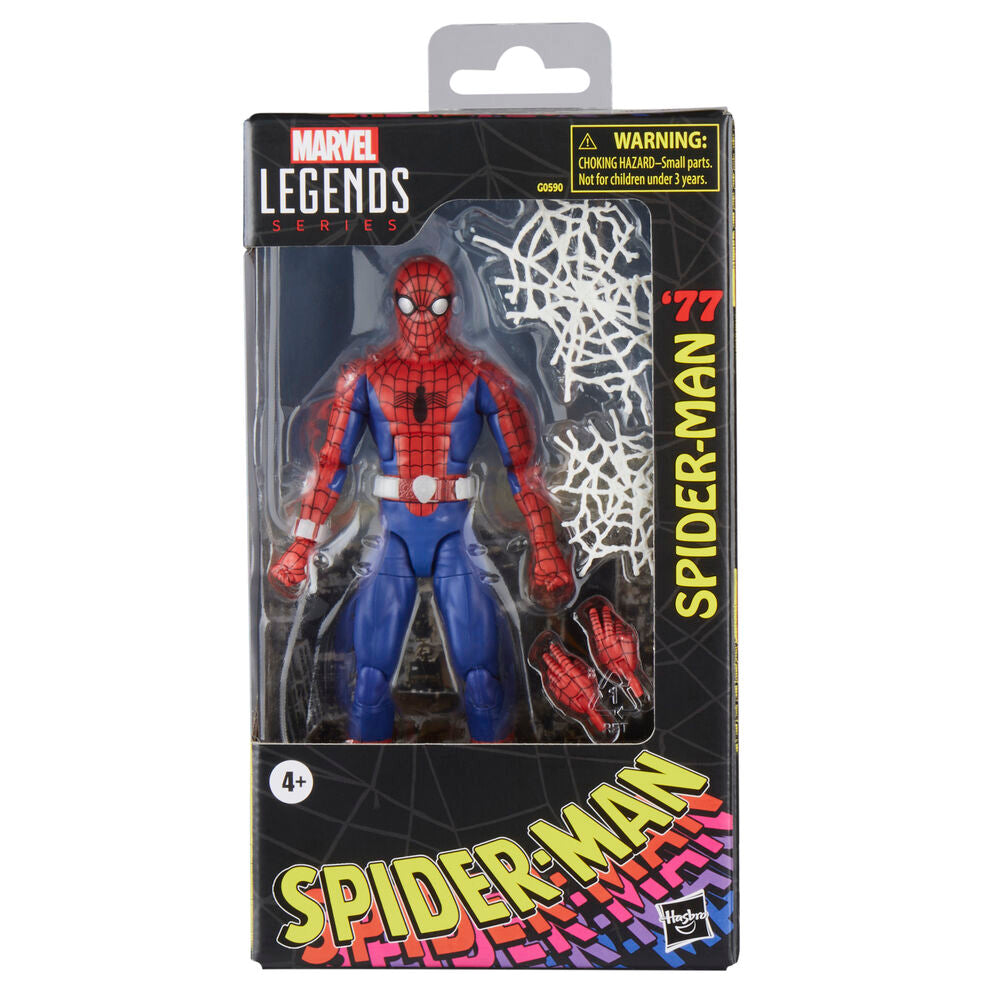 Figura articulada de Spider-Man Marvel Legends con manos alternativas y telarañas - 2