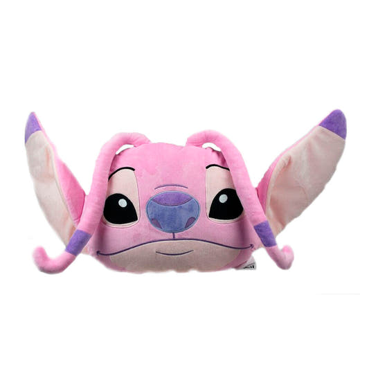 Cojín 3D rosa de Angel Stitch Disney
