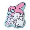 Cojín 3D de My Melody y Hello Kitty en tonos rosa y azul claro