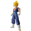 Figura articulada de Super Saiyan Vegetto con uniforme azul y cabello dorado