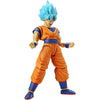 Figura articulada de Son Goku Super Saiyan God Saiyan con uniforme naranja y cabello azul