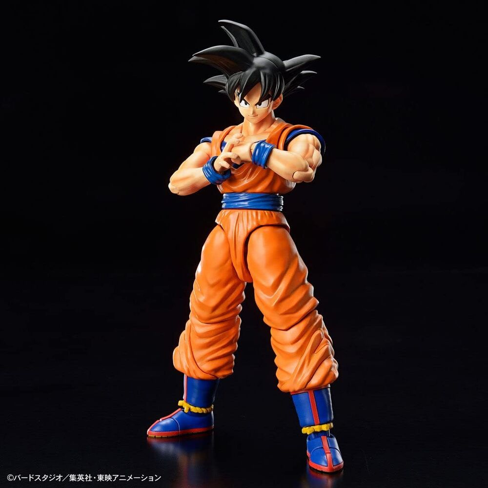 Figura articulada de Son Goku de Dragon Ball Z en pose de combate - 2