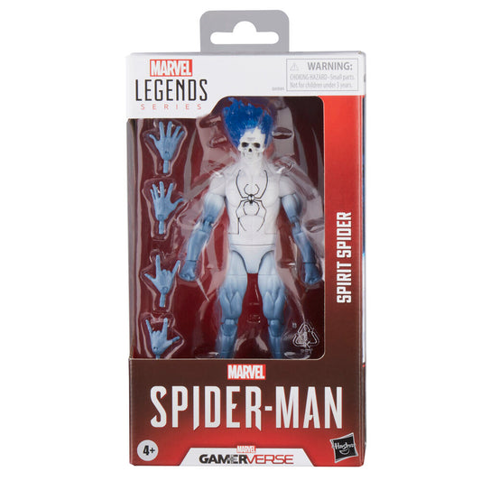 Figura articulada Spirit Spider de Spider-Man con calavera y llama azul - 2