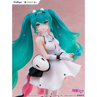 Figura de Hatsune Miku Galaxy Lite Tenitol de 21 cm con vestido blanco y rosa - 4