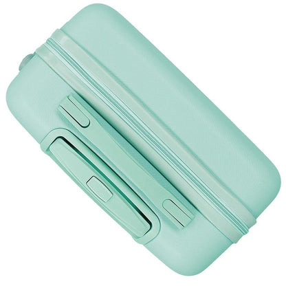 Maleta de cabina verde agua de Princesas Disney con cuatro ruedas - 3
