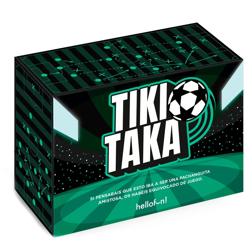 Caja del juego de cartas de fútbol Tiki Taka