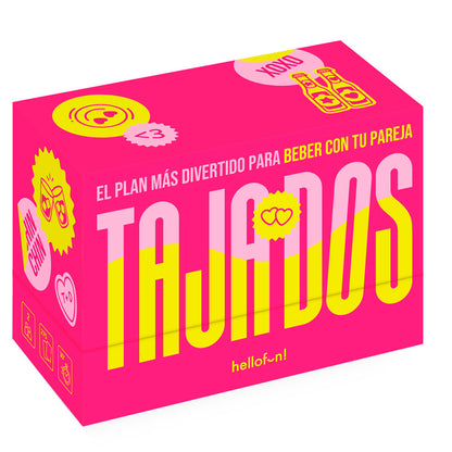 Caja del juego de cartas Tajados de HELLOFUN! para parejas