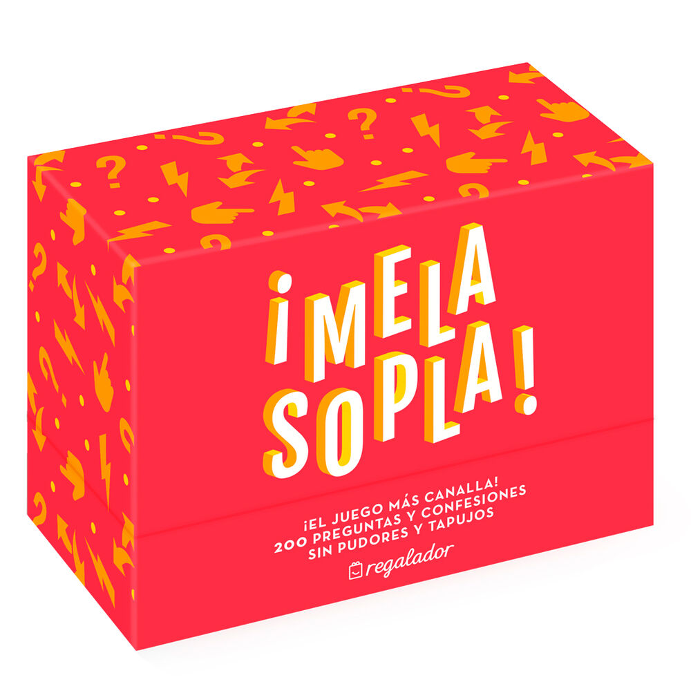 Caja roja de ¡Me La Sopla!, juego de cartas para adultos