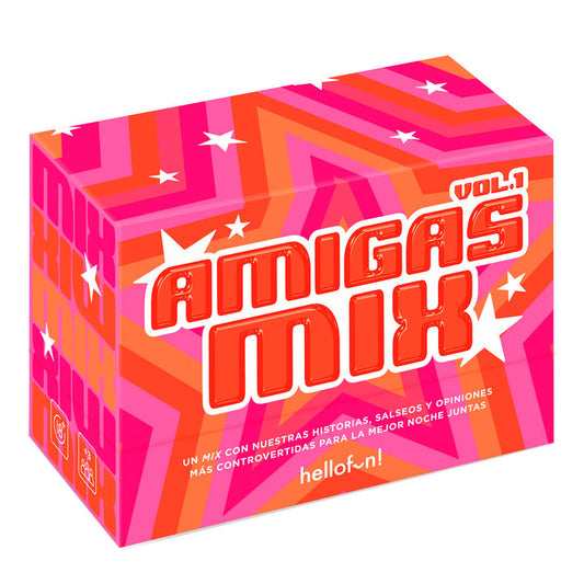 Caja del juego de cartas Amigas Mix Vol. 1 de HELLOFUN!