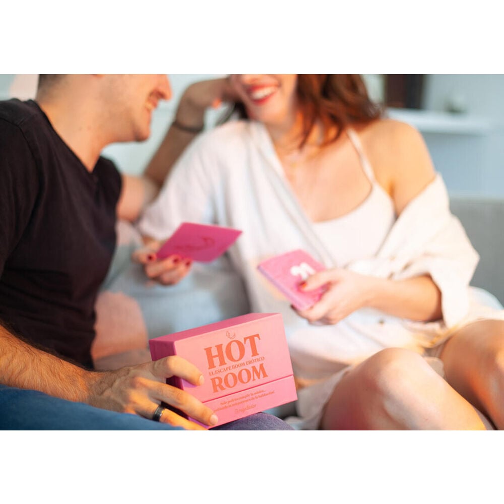 Caja rosa del juego Hot Room, escape room erótico para parejas - 5