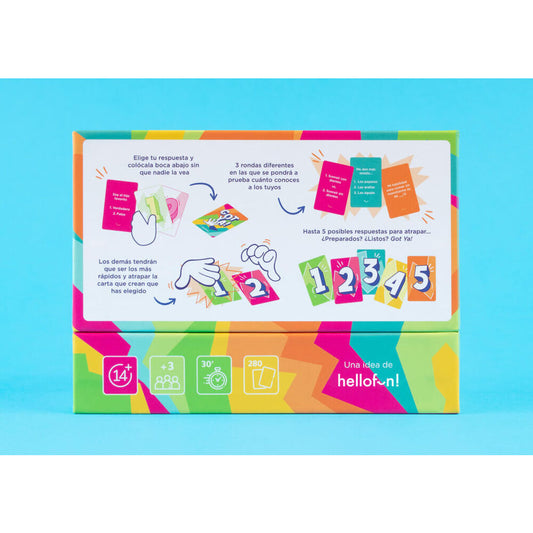 Caja del juego de cartas Got Ya! en español - 4