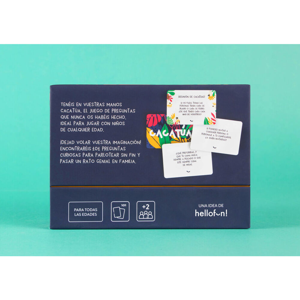 Caja del juego de cartas Cacatúa de HELLOFUN! - 3