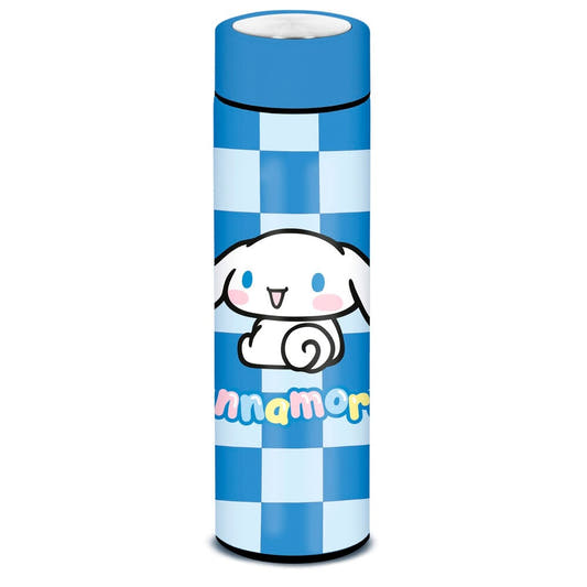 Botella azul de acero inoxidable de Cinnamoroll de Hello Kitty