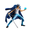 Figura de Trafalgar Law Grandista de One Piece con espada y abrigo azul