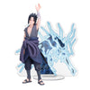 Figura de Sasuke Uchiha de Naruto Shippuden con panel de energía azul