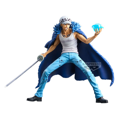 Figura de Trafalgar Law Grandista de One Piece con espada y abrigo azul - 2