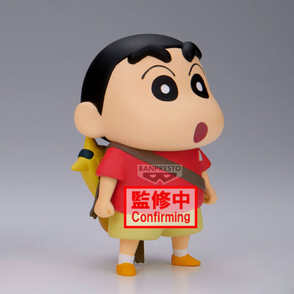 Figura Banpresto de Shinnosuke Nohara con camiseta roja y pantalón amarillo - 3