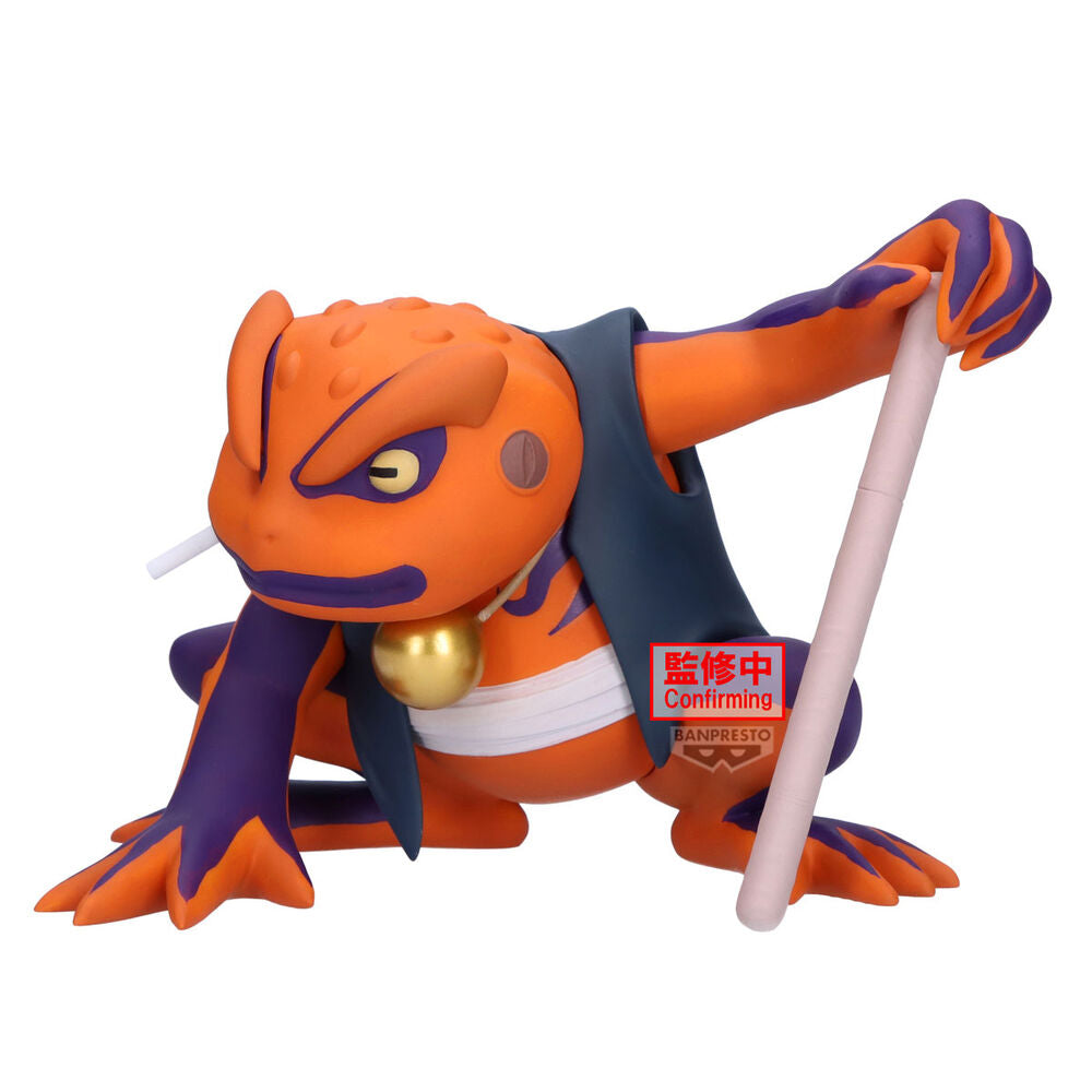 Figura de Gamakichi de Naruto Shippuden con bastón y campana dorada - 2