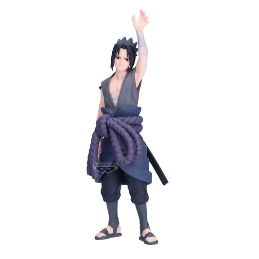 Figura de Sasuke Uchiha de Naruto Shippuden con panel de energía azul - 2
