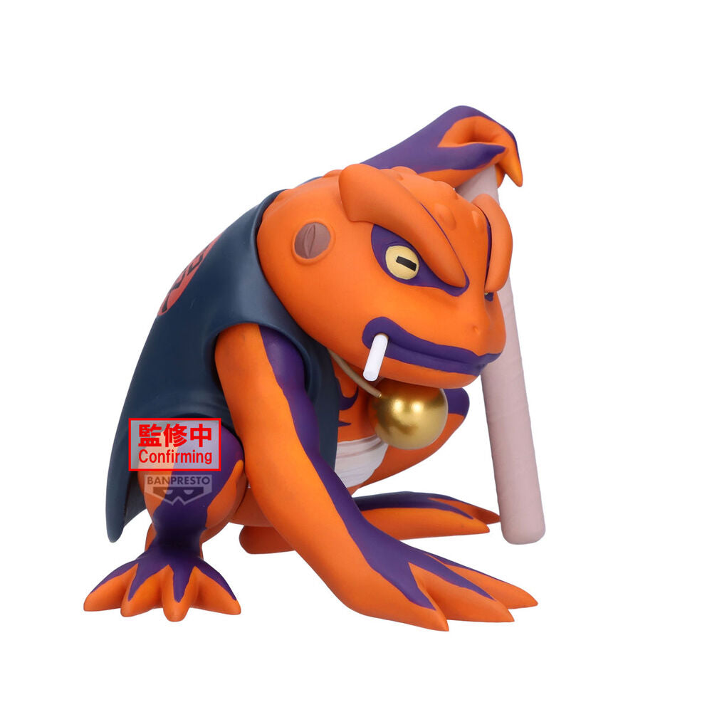 Figura de Gamakichi de Naruto Shippuden con bastón y campana dorada - 3