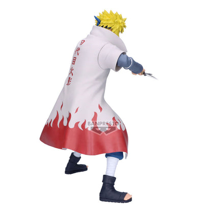 Figura Grandista de Minato Namikaze de Naruto Shippuden con capa blanca y kunai - 3