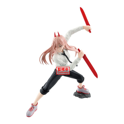 Figura de Power de Chainsaw Man Vibration Stars en pose de combate - 3