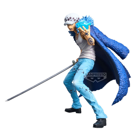 Figura de Trafalgar Law Grandista de One Piece con espada y abrigo azul - 4