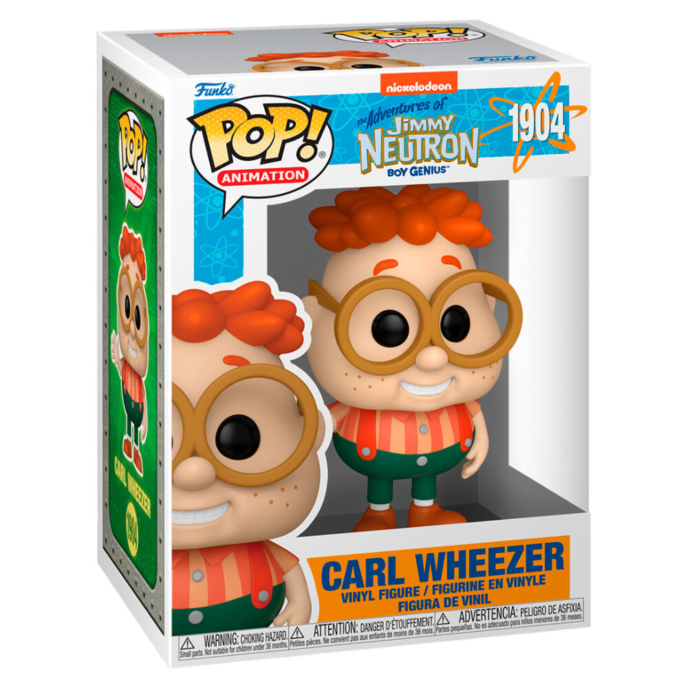 Figura Funko POP! de Carl Wheezer con gafas y cabello naranja - 2