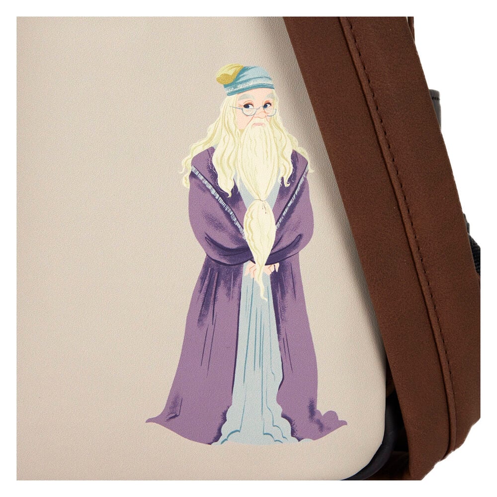 Mochila Loungefly de Harry Potter con personajes y escudo de Hogwarts - 5