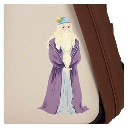 Mochila Loungefly de Harry Potter con personajes y escudo de Hogwarts - 5