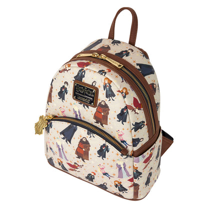 Mochila Loungefly Harry Potter Spring con estampado de personajes