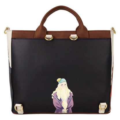 Bolso Spring Harry Potter Loungefly marrón con escudo de Hogwarts - 8