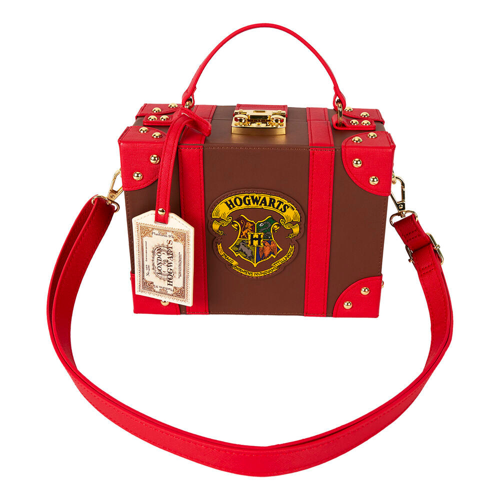 Bolso maleta Loungefly de Harry Potter con escudo de Hogwarts