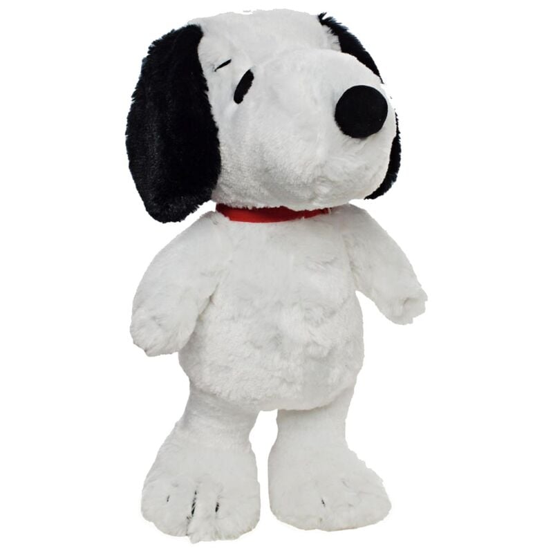 Peluche de Snoopy Peanuts de pie con collar rojo