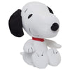 Peluche de Snoopy Peanuts blanco con orejas negras y collar rojo