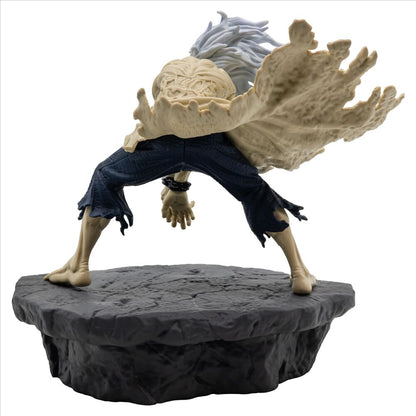 Figura de Tomura Shigaraki de My Hero Academia en pose de combate sobre una base rocosa - 5