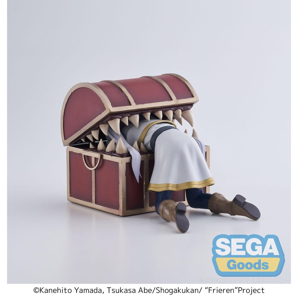 Figura Luminasta de Frieren atrapada en un cofre Mimic