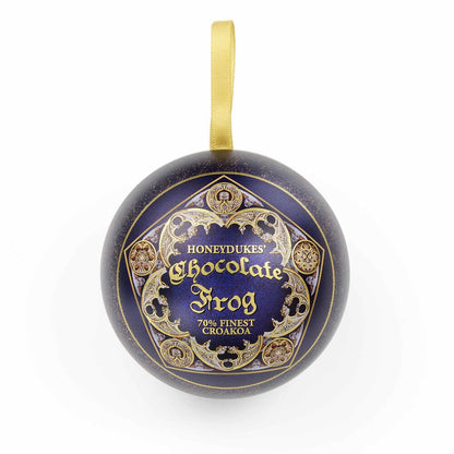 Bola de Navidad Harry Potter con pin de rana de chocolate - 3