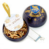 Colgante Ravenclaw de Harry Potter con bola de Navidad azul y dorada