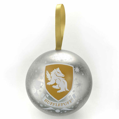 Colgante Hufflepuff con collar y bola de Navidad de Harry Potter - 2