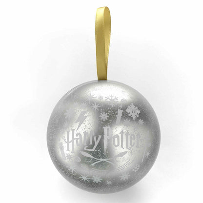 Colgante Hufflepuff con collar y bola de Navidad de Harry Potter - 3