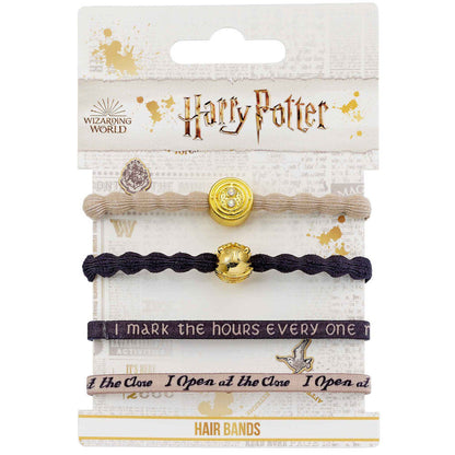 Pack de cuatro cintas para el pelo Harry Potter Giratiempo en beige y negro - 2