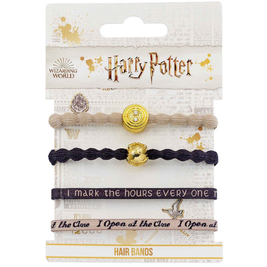 Pack de cuatro cintas para el pelo Harry Potter Giratiempo en beige y negro - 2