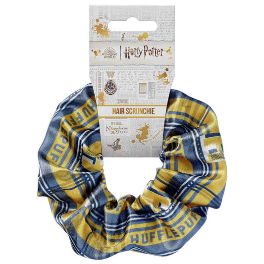 Coletero satinado Hufflepuff de Harry Potter en azul y amarillo