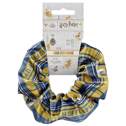 Coletero satinado Hufflepuff de Harry Potter en azul y amarillo