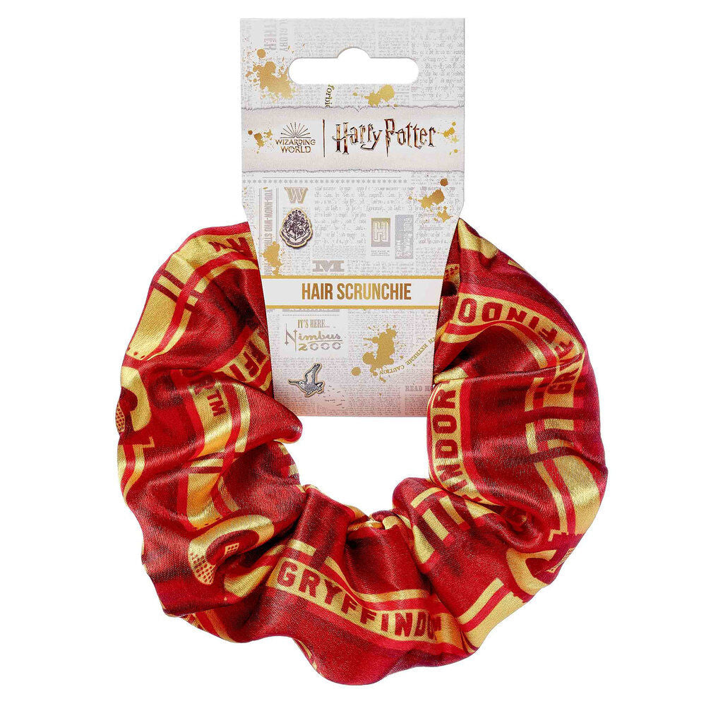 Coletero de pelo Harry Potter Gryffindor rojo y dorado