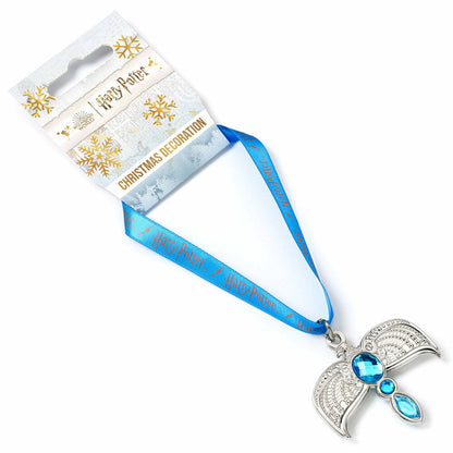 Adorno navideño de diadema Harry Potter con cristales azules - 2