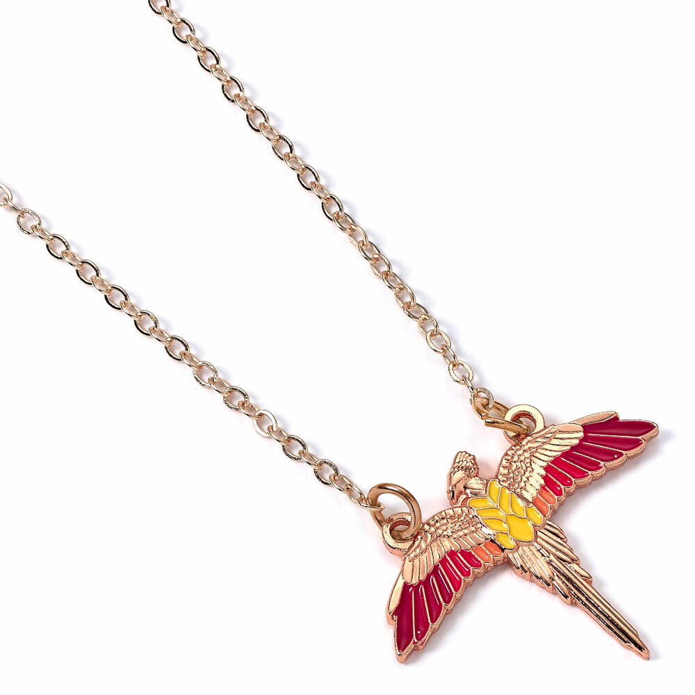Colgante Fawkes de Harry Potter con ave fénix de alas extendidas - 4