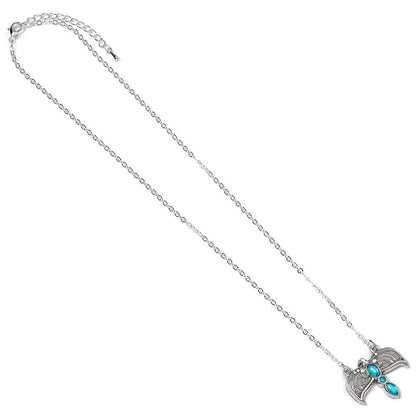 Colgante Diadema Harry Potter con cadena plateada y detalles azules