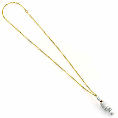 Colgante Skelegro de Harry Potter con cadena dorada de 63 cm